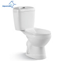 Aquakubisch moderne Bodenmontage zweisteuelhafte Dual -Flush -Keramik -Toilette